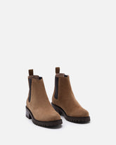 BOTTINES MARISSA/VEL TAUPE - minelli.fr